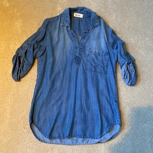 BELLA DAHL DENIM TOP